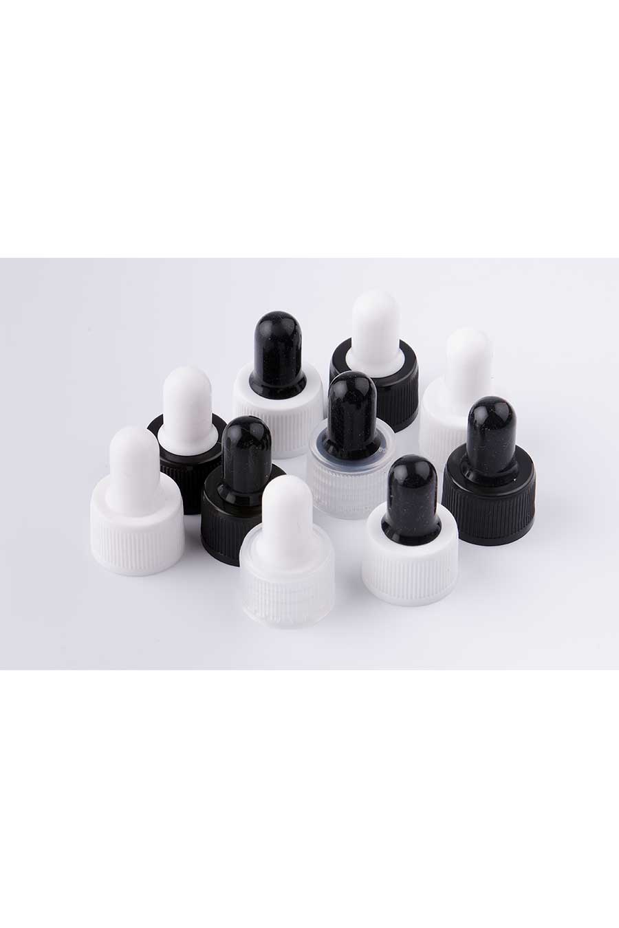 18-415 dropper cap with silicon rubber teat