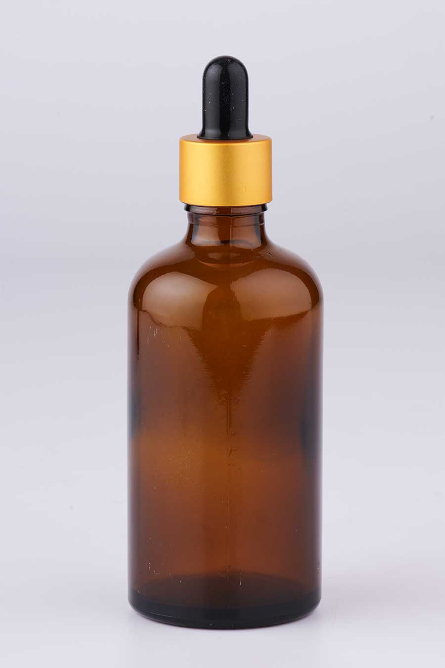 100 ml amber glass bottle with 18mm dropper