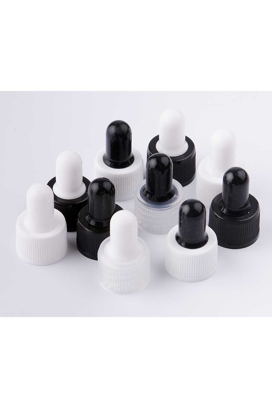 18-415 dropper cap with silicon rubber teat