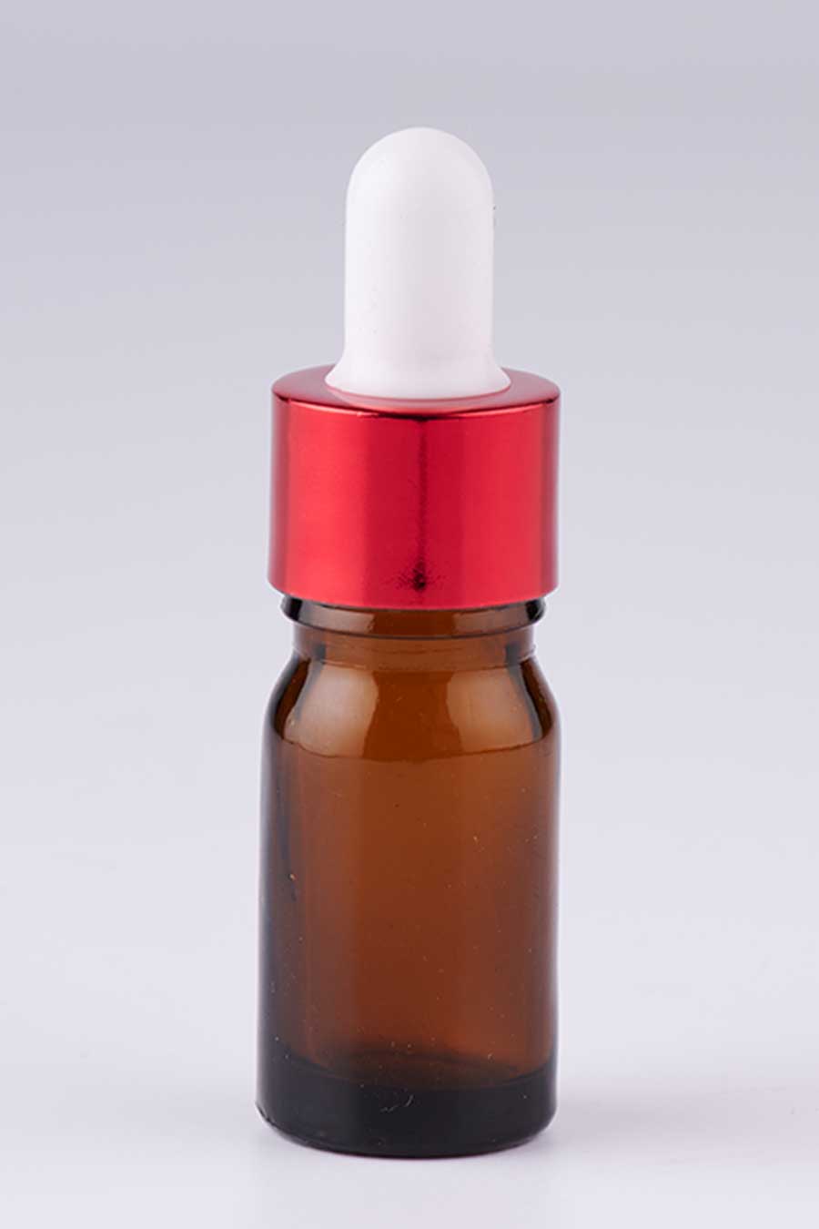 5 ml amber glass bottle with 18mm dropper